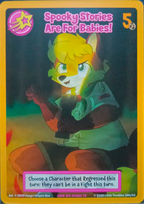 Little Troubles Missed The Bus 28b - Artist: Fang's Crayon Box