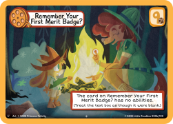 Remember Your First Merit Badge? - Princess Felicity