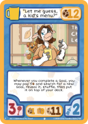 "Let me guess, a kid's menu?" - Set 4-063