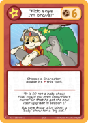 "Fido says I'm brave!" - Set 2-043