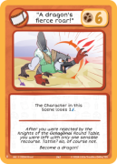 "A dragon's fierce roar!" - Set 2-040a