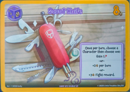 Scout Knife (Full) - Little Troubles Missed The Bus-25c